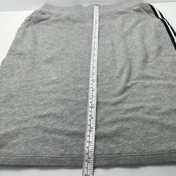 Ralph Lauren Jersey Grey Black & White Side Stripes Skirt XS - Picture 7 of 8